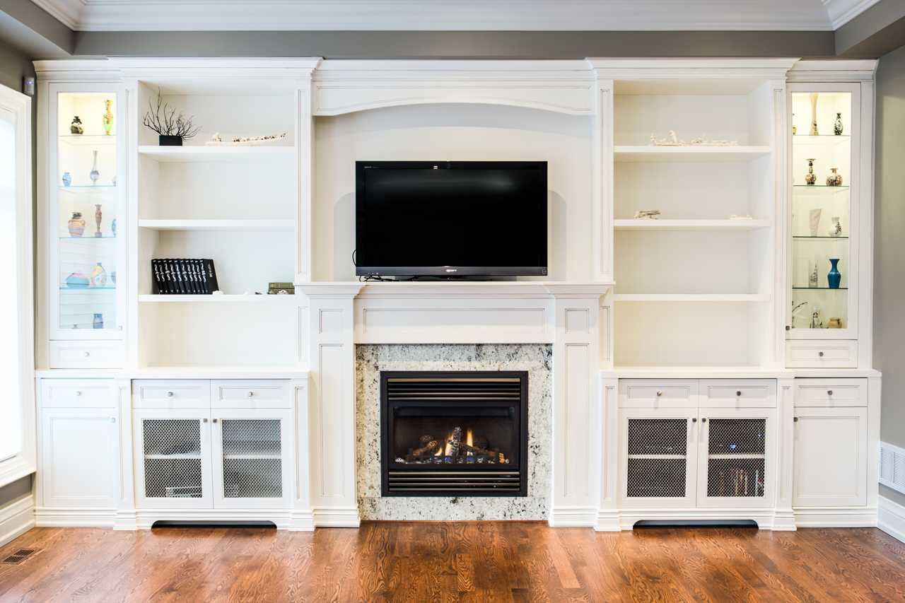 traditional wall unit Library 3